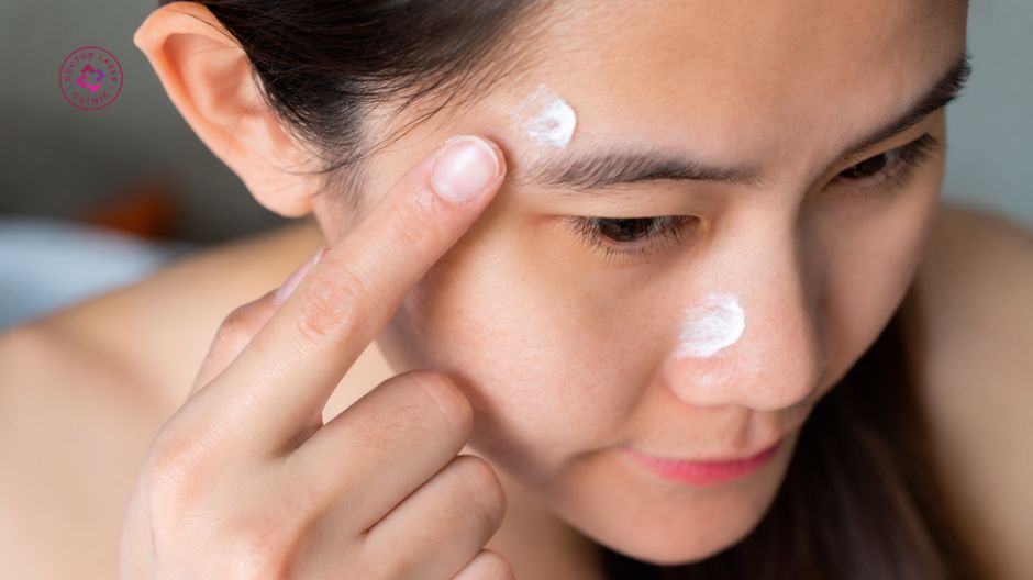 dùng sản phẩm trị mụn đầu trắng phù hợp