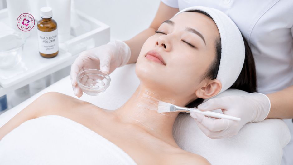 hoạt chất peel da cổ