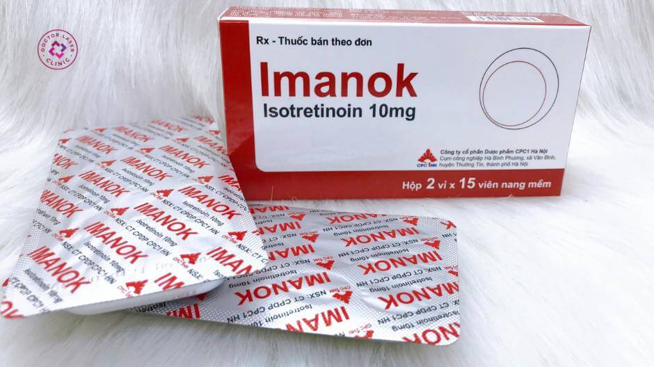 isotretinoin trị mụn đầu trắng theo chỉ định bác sĩ