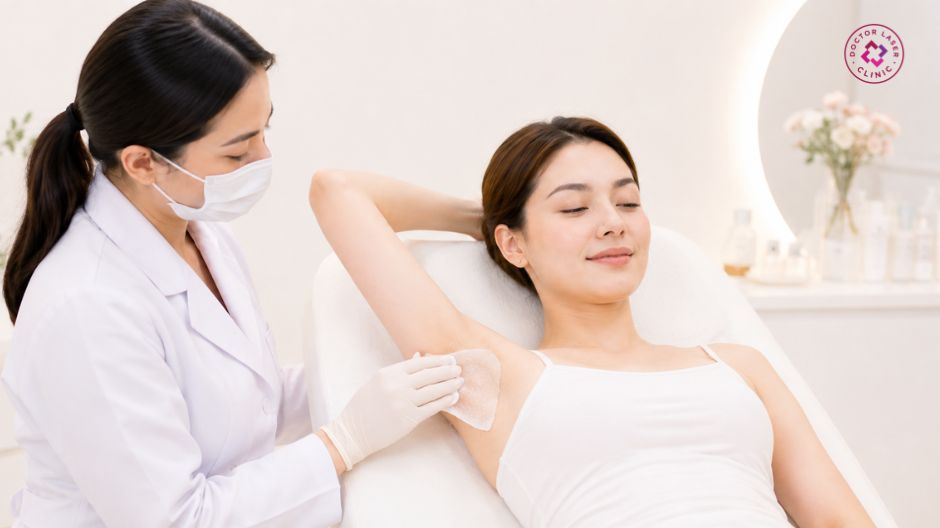 làm dịu và phục hồi da sau peel