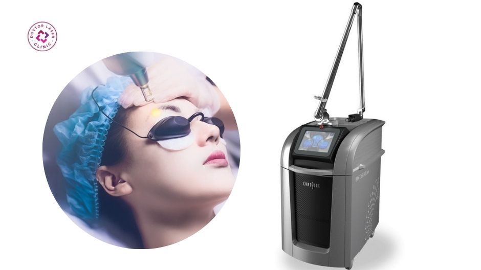 laser picosure xoá xăm chân mày