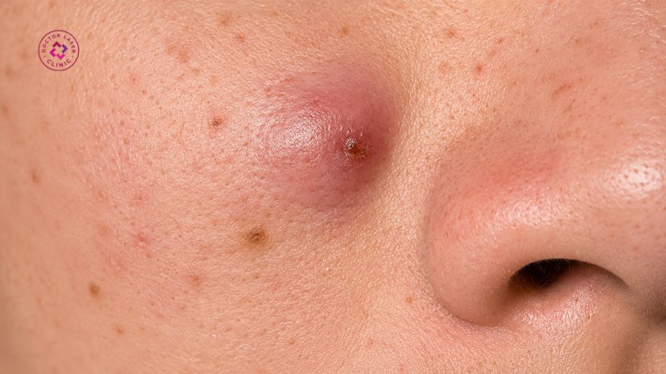 loại mụn không được nặn