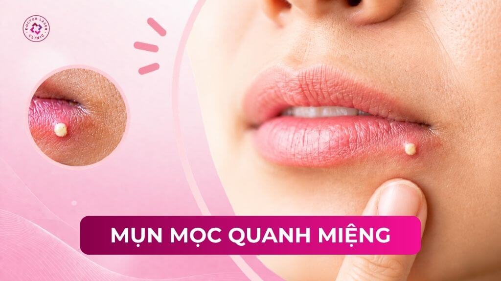 Mụn mọc quanh miệng là do đâu? Các phương pháp điều trị
