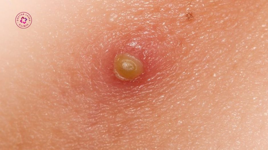 mụn mủ viêm có dịch mủ