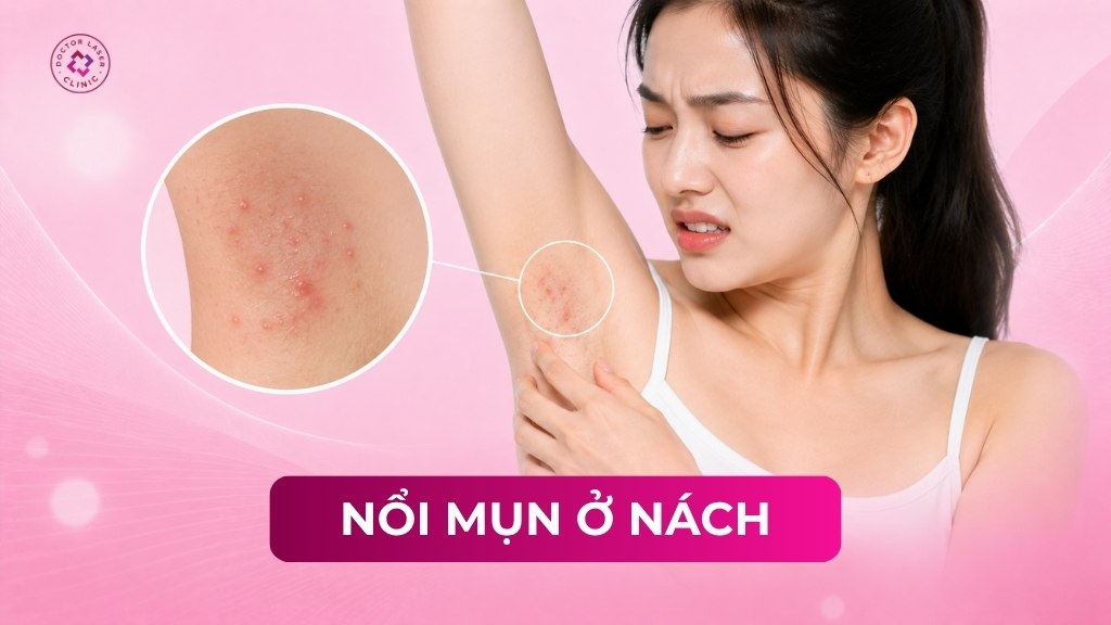 Nổi mụn ở nách: Nguyên nhân hình thành và phương pháp điều trị