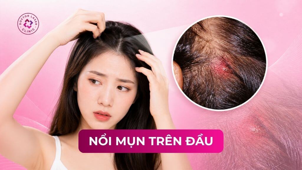Nổi mụn trên đầu: Nguyên nhân và phương pháp điều trị