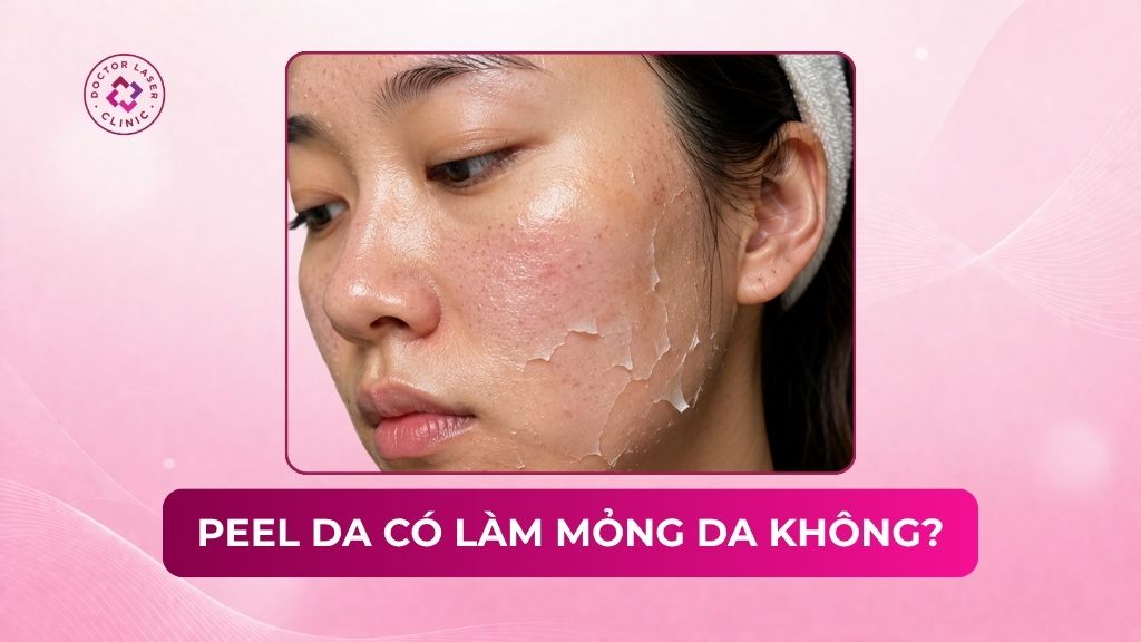 Peel da có làm mỏng da không? 5 nguyên nhân chính gây ảnh hưởng