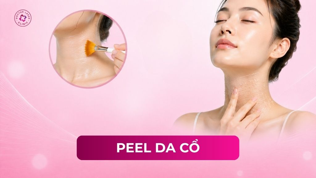 Peel da cổ là gì? Quy trình thực hiện và hướng dẫn chăm sóc