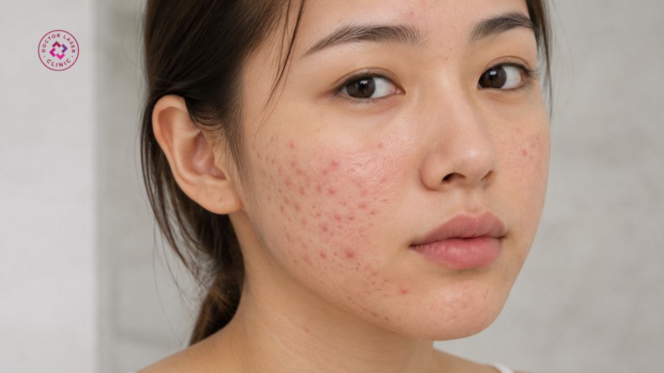 rối loạn nội tiết tố gây mụn