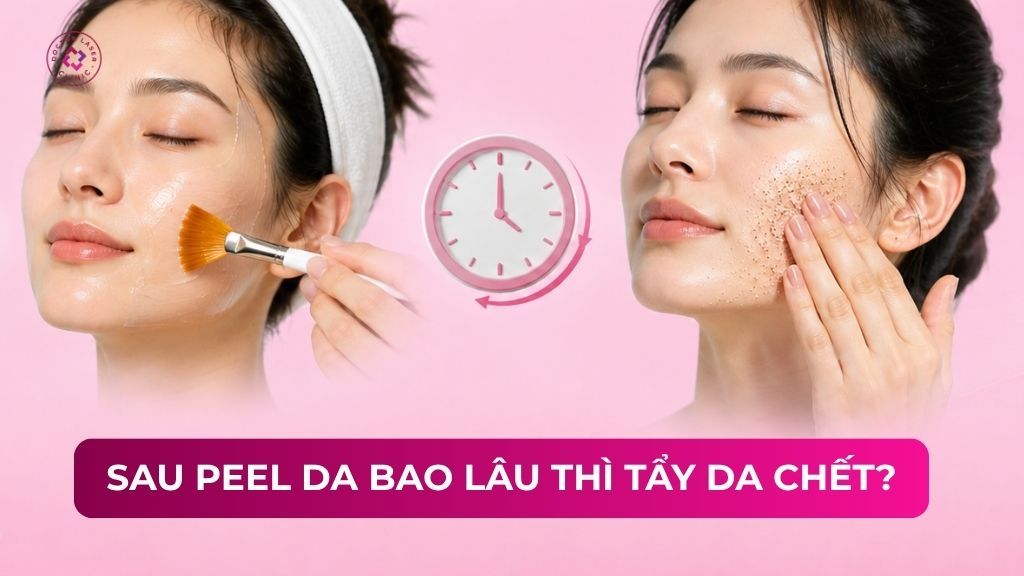 Sau peel da bao lâu thì tẩy da chết để tránh bị hỏng da?