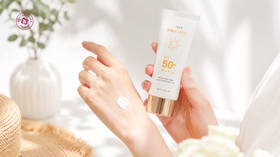 thoa kem chống nắng mỗi ngày ngăn ngừa mụn