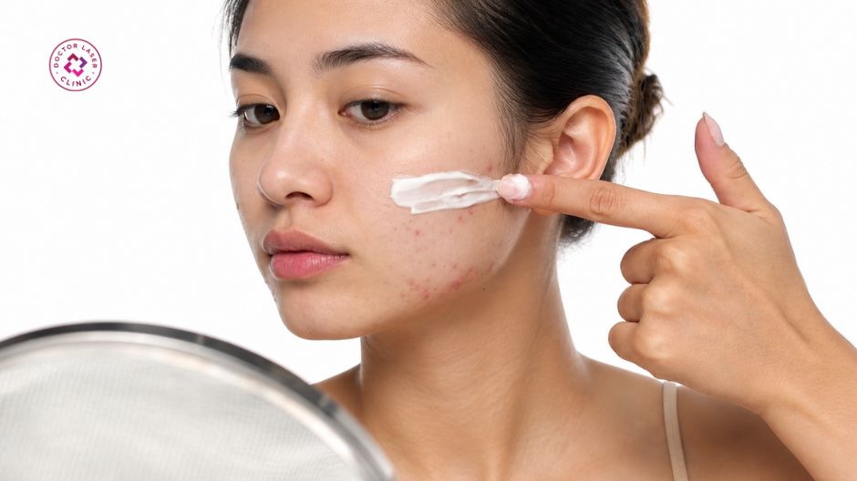thuốc bôi tại chỗ mụn trứng cá tuổi dậy thì