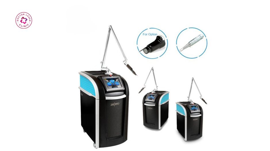 trang thiết bị laser xoá điêu khắc chân mày