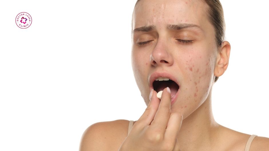 uống kháng sinh trị mụn trứng cá