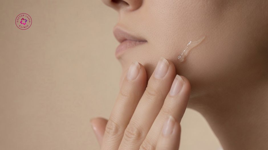 bôi thuốc hoặc gel silicon sau điều trị sẹo lồi do mụn