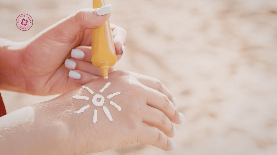 chống nắng kỹ sau peel da nhạy cảm