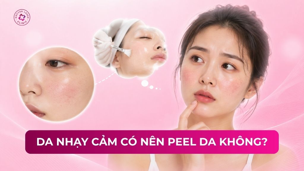 Da nhạy cảm có nên peel da không? Gợi ý các hoạt chất an toàn