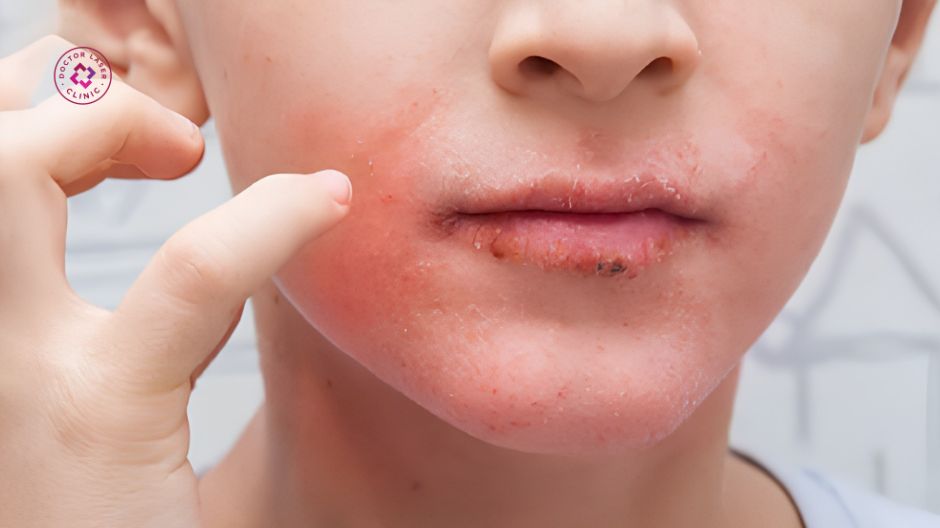 đỏ rát châm chích kéo dài sau khi peel da