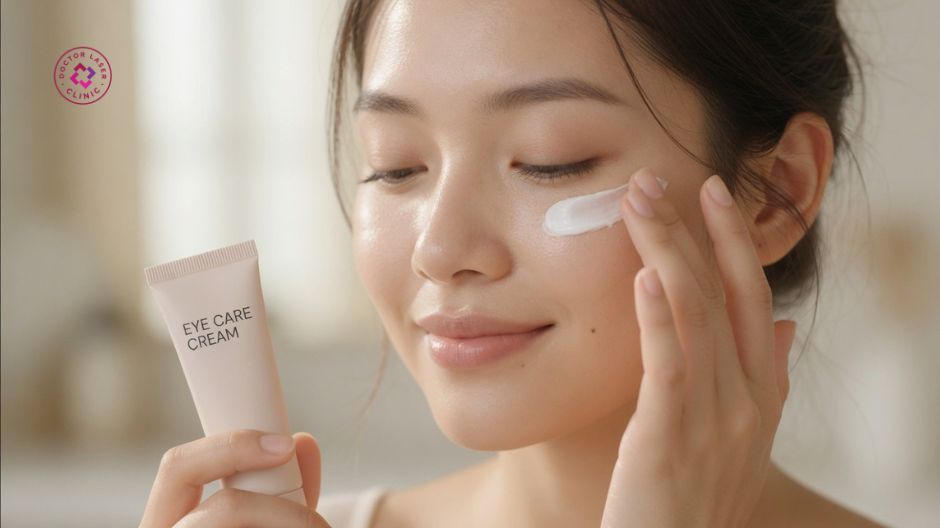 dược mỹ phẩm bôi thoa trị thâm mắt