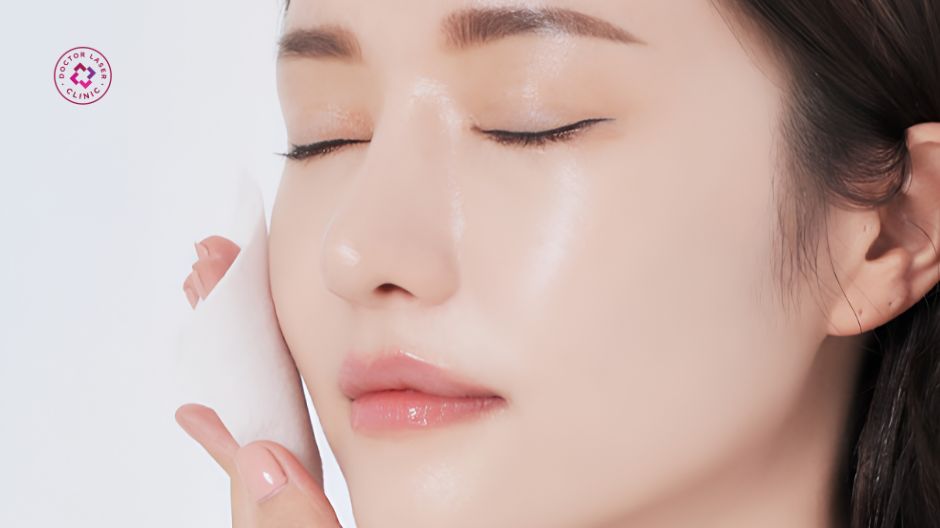 dưỡng ẩm da phù hợp sau khi peel da
