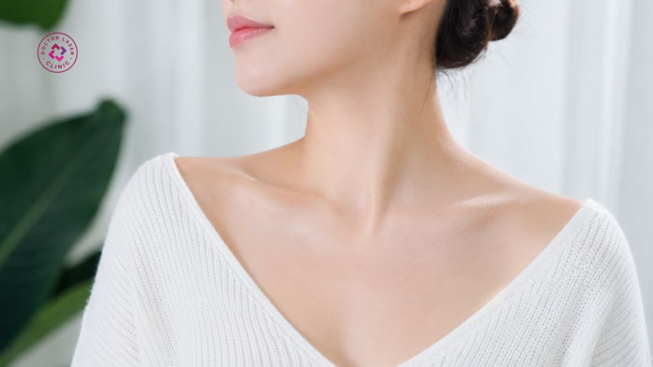 giảm cọ xát vùng cổ để ngăn mụn trứng cá tái phát