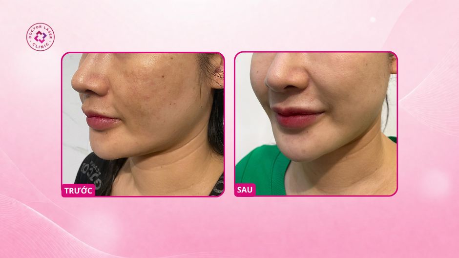 kết quả trước sau điều trị nám laser pico prp