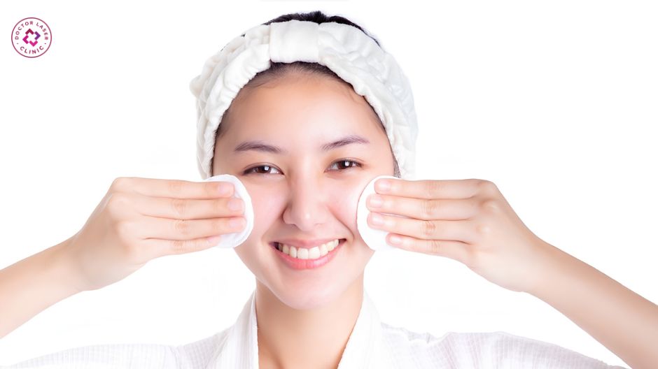 làm sạch da đều đặn sau lột mụn đầu đen
