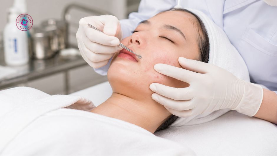 lấy nhân mụn đầu đen chuẩn y khoa