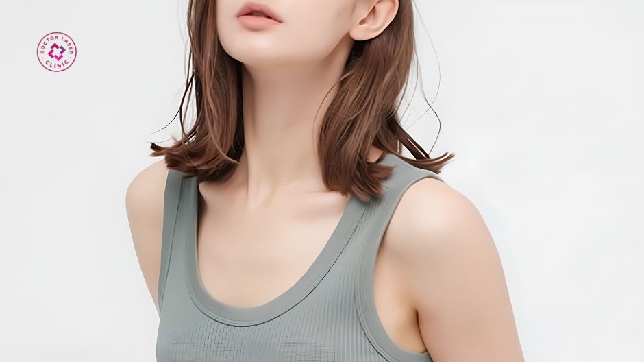 mặc áo rộng thoáng khí sau khi điều trị thâm nách