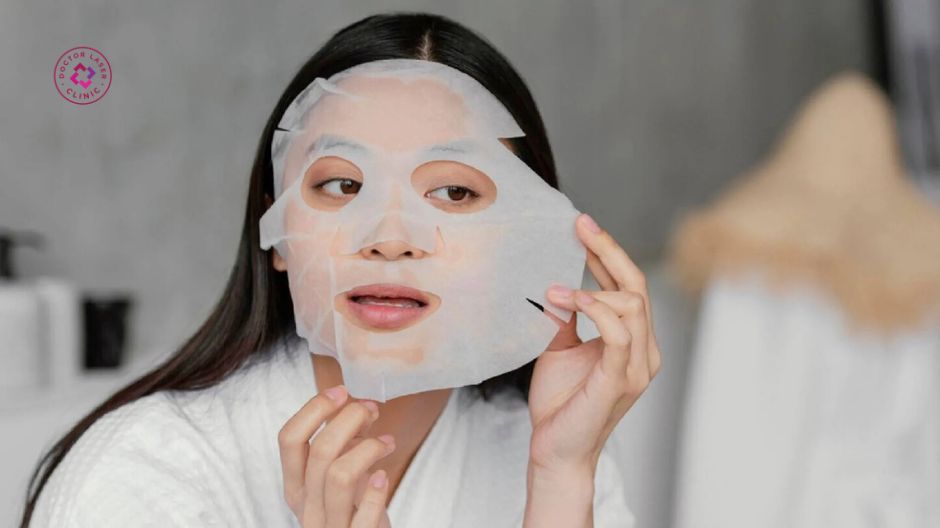 mặt nạ giấy lành tính sau khi peel da