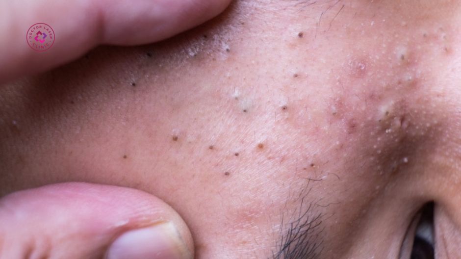 mụn đầu đen ở trán là gì