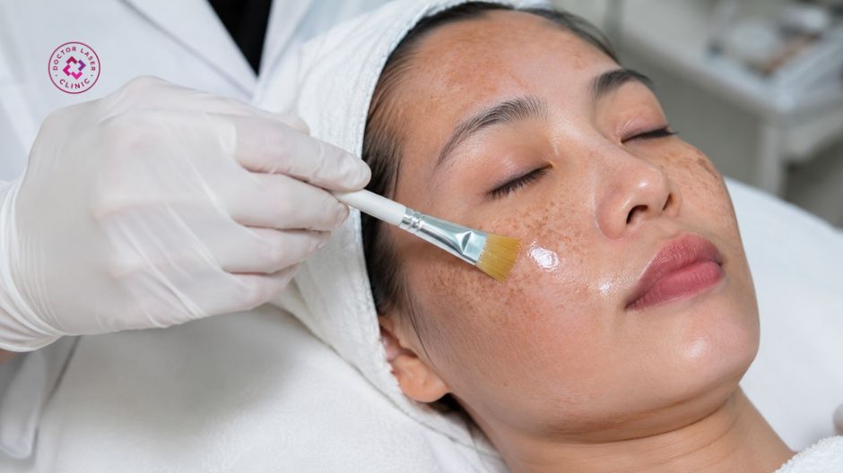 peel tca hỗ trợ điều trị nám mảng tàn nhang