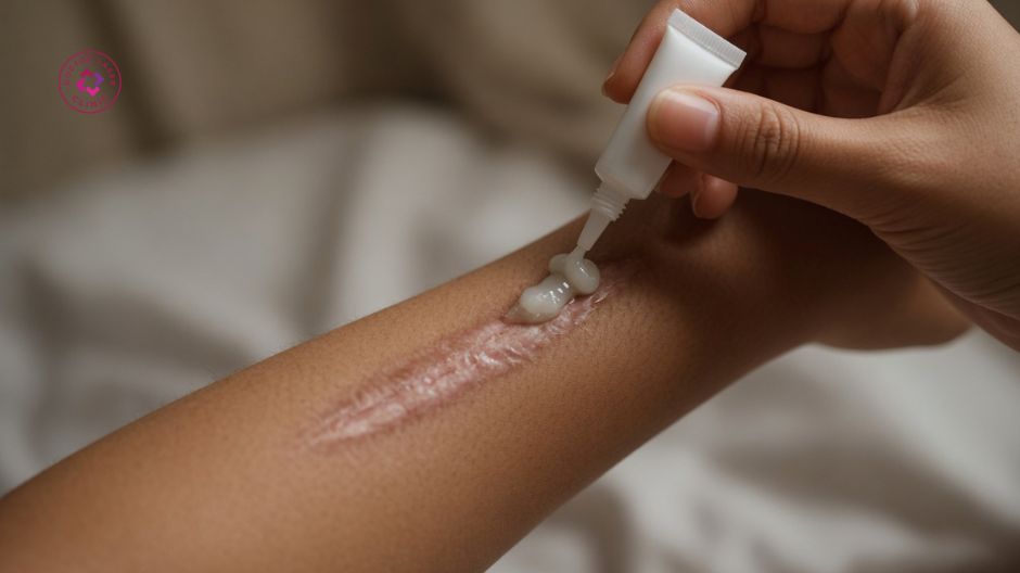 sử dụng sản phẩm chứa corticosteroid cho sẹo lồi ngứa