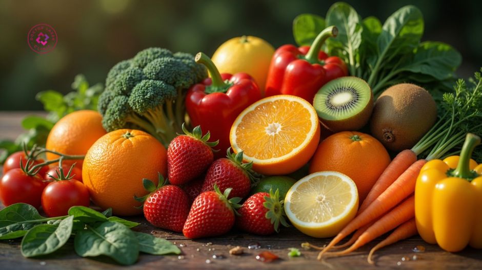 thực phẩm giàu vitamin c e hỗ trợ phục hồi sẹo