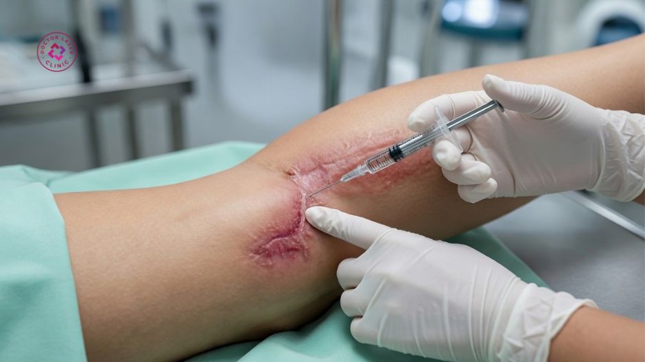 tiêm corticosteroid trị sẹo lồi giá bao nhiêu