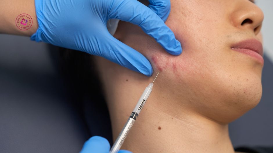 tiêm nội sẹo điều trị sẹo lồi
