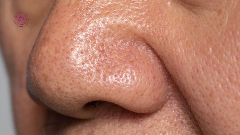 tự nặn mụn đầu đen sai cách làm lỗ chân lông to