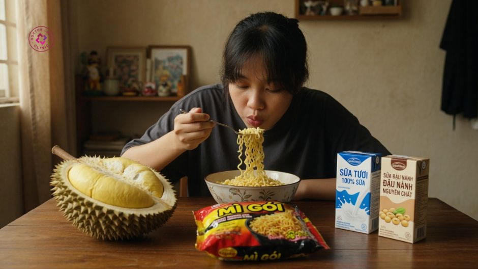 ăn uống ảnh hưởng đến kết quả điều trị mụn