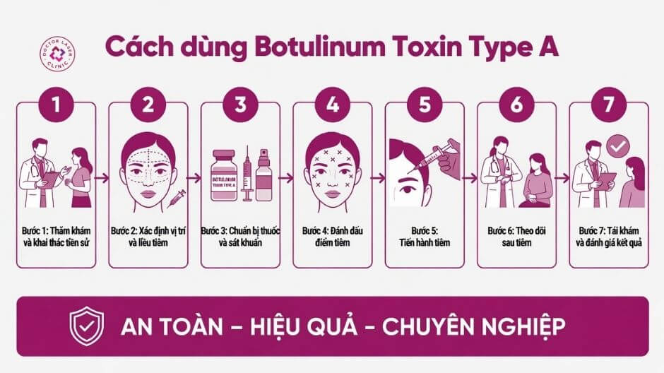 cách dùng botulinum toxin type a