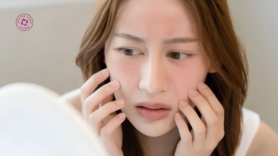cơ địa nhạy cảm dễ bị thâm đỏ sau mụn