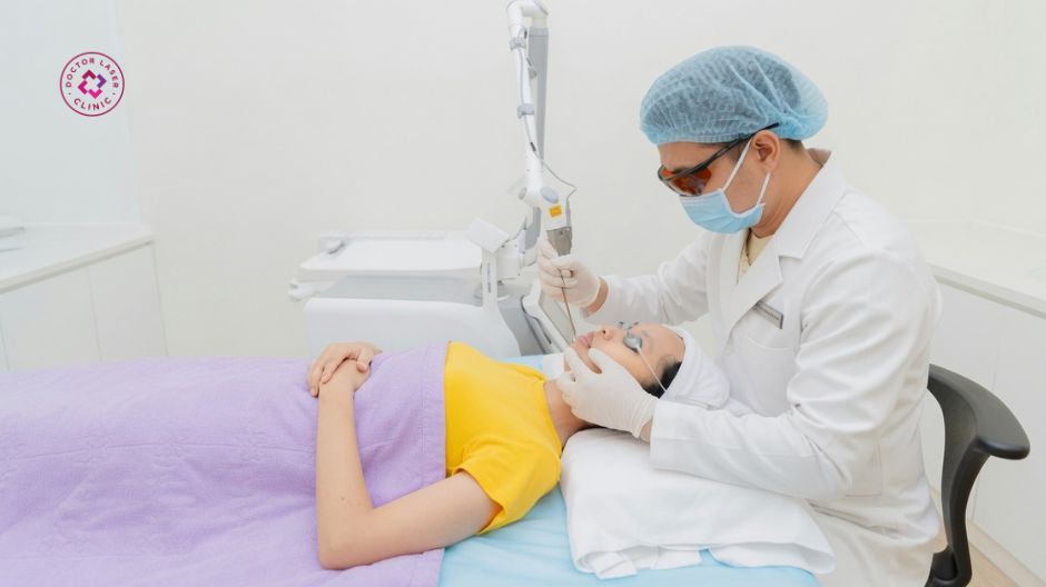 công nghệ laser khử thâm môi