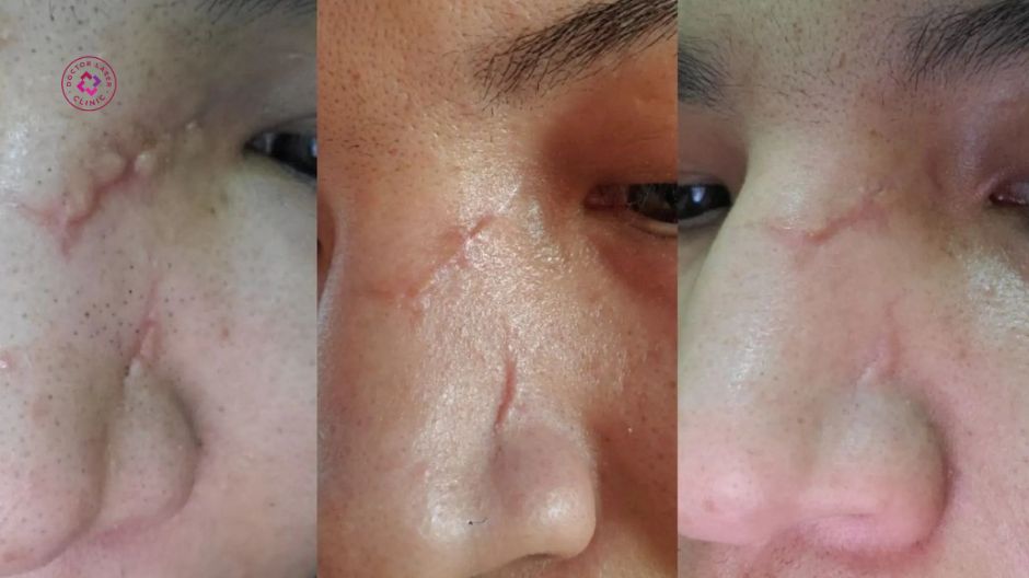 dấu hiệu nhận biết sẹo lồi ở mũi