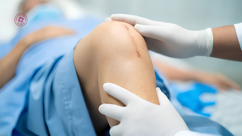 đỏ và sưng sau điều trị sẹo lồi co kéo