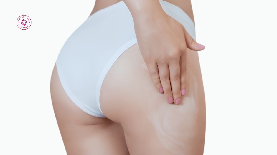 dược mỹ phẩm bôi thoa tại chỗ trị thâm mông