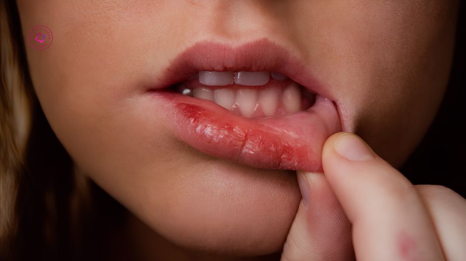 không bóc mài hoặc cạy vảy sau khi điều trị thâm môi