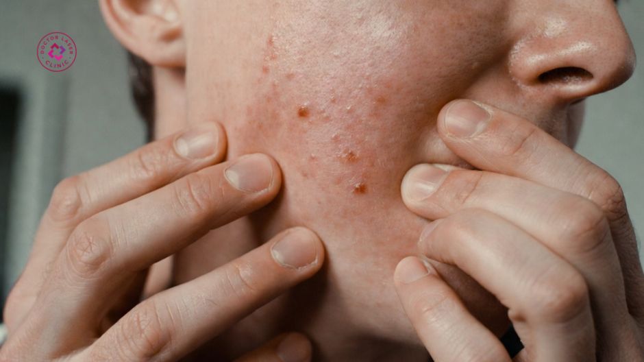 không nặn mụn trong giai đoạn phục hồi da