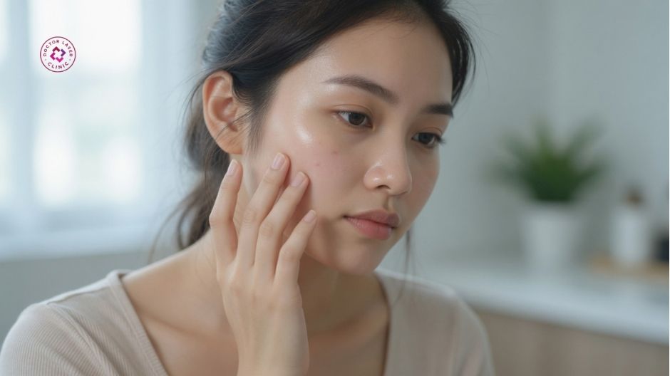 không sờ ấn hoặc tự nắn vùng tiêm filler elasty
