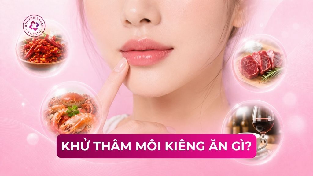 Sau khi khử thâm môi kiêng ăn gì và nên ăn gì để tốt cho sức khỏe?