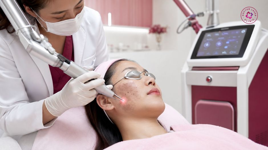 laser pico hỗ trợ làm mờ