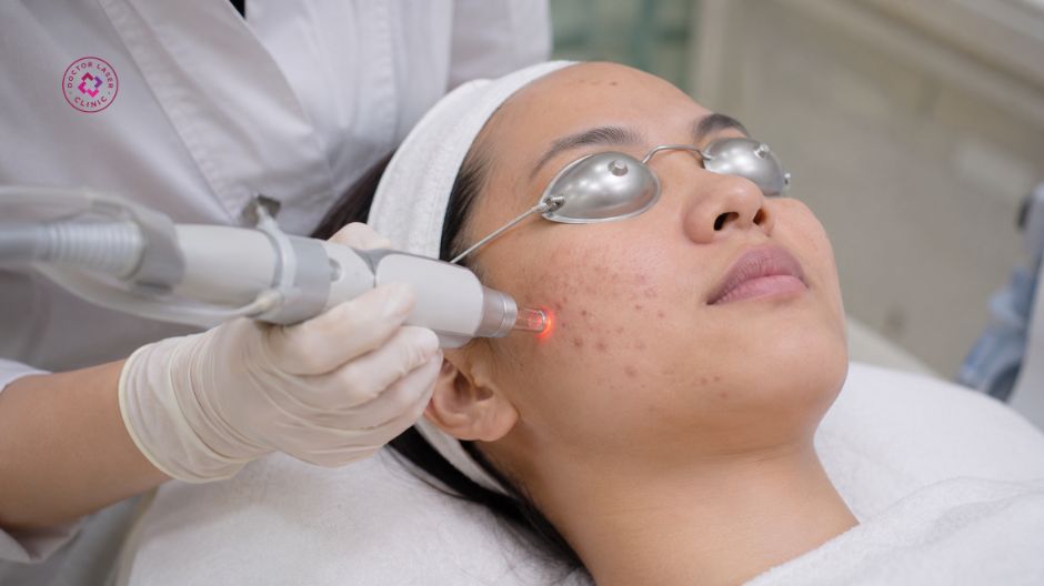 laser trị thâm mụn là gì